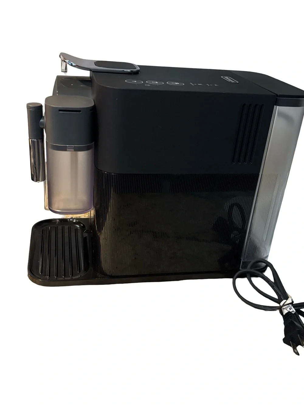 DeLonghi Nespresso Original Espresso Machine W/ Milk Frother Black Tested/Works!